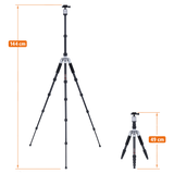 Compact Traveler No. 1 - aluminum tripod