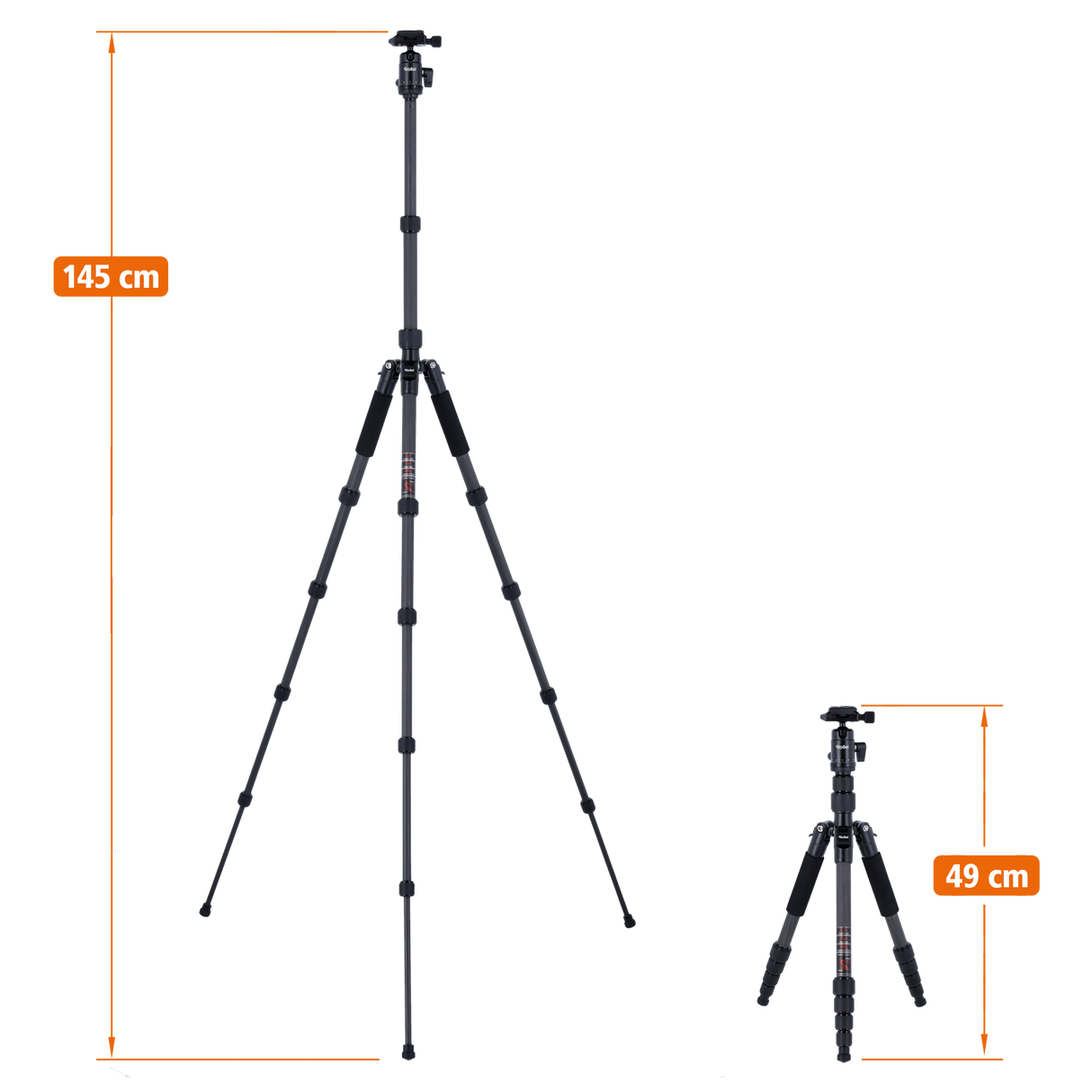 Compact Traveler No. 1 - carbon tripod