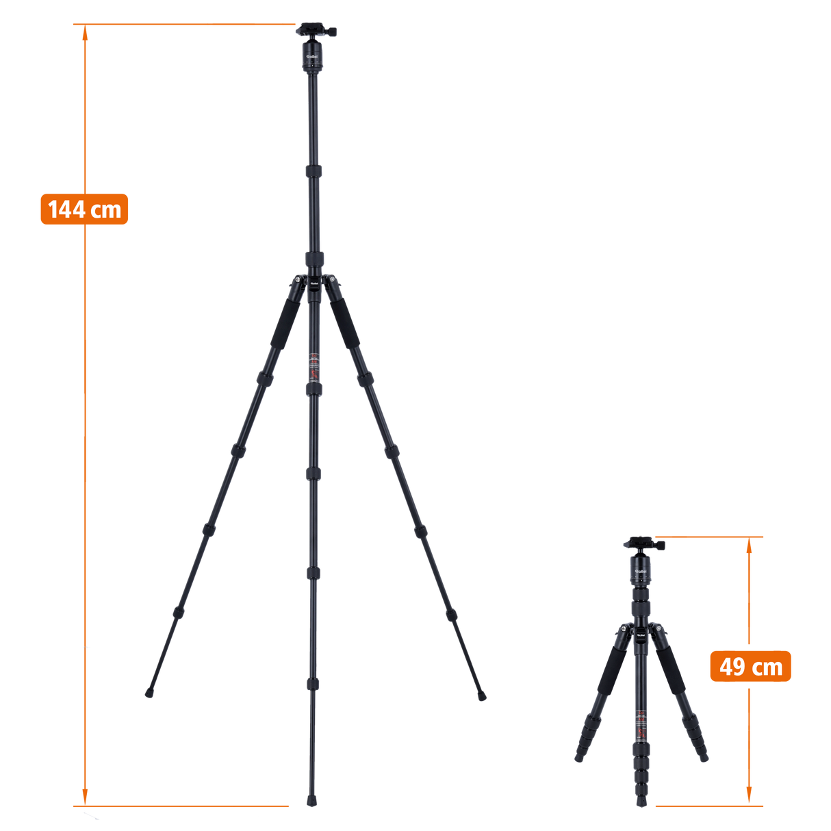 Compact Traveler No. 1 - aluminum tripod