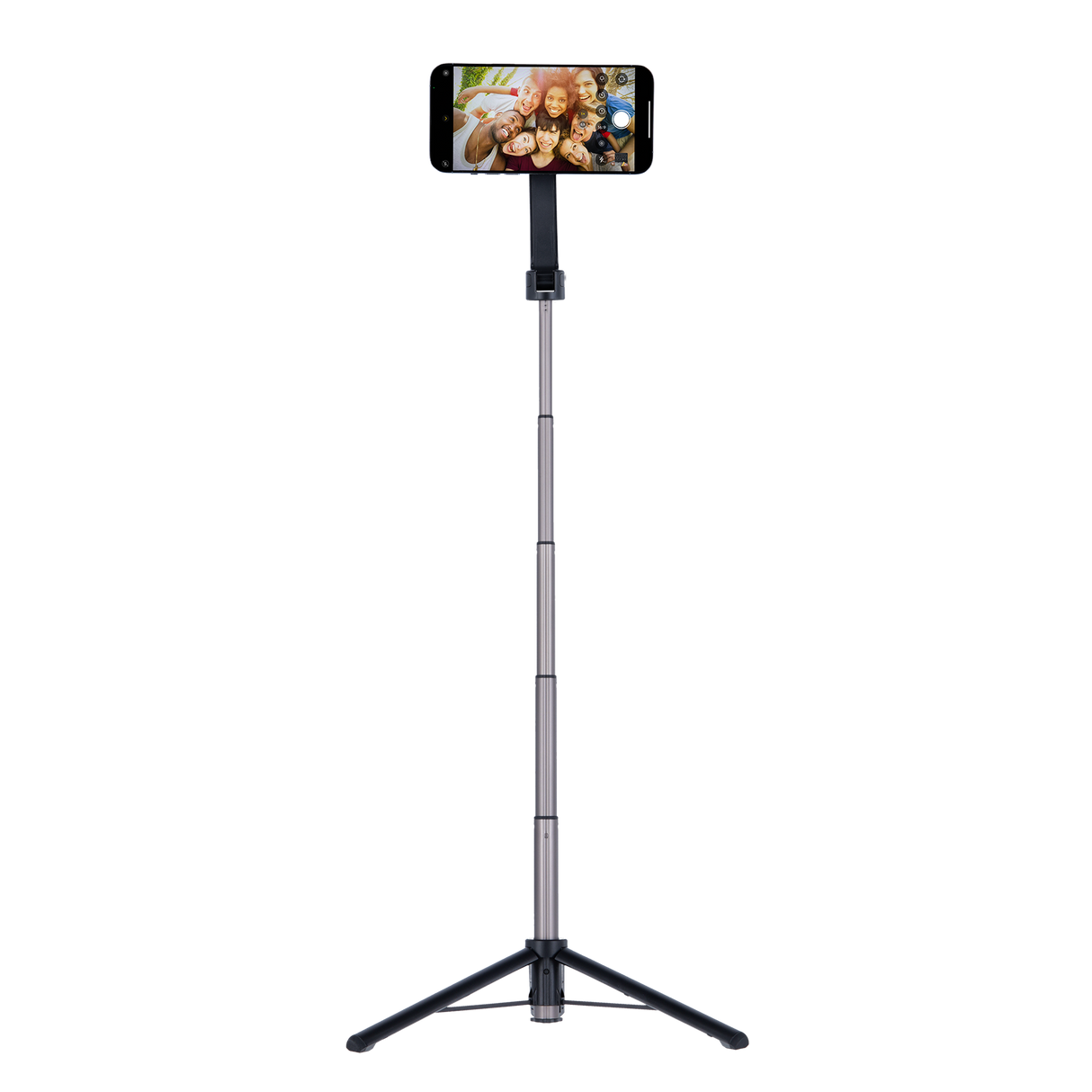 Magnetic smartphone selfie tripod