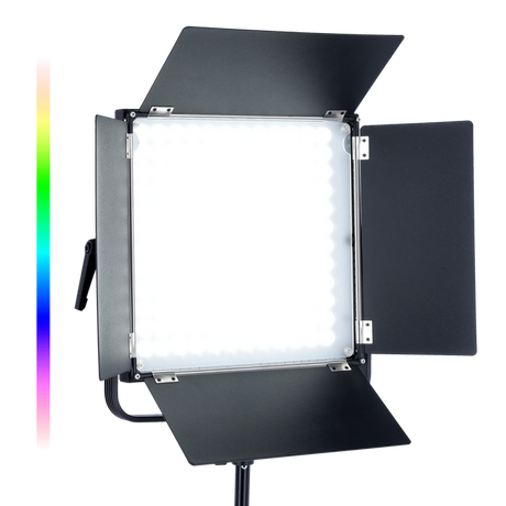 Bundle 2x VIBE Panel 900 RGB + 2x VIBE 900 Softbox + 2x professional lamp tripod 285 cm